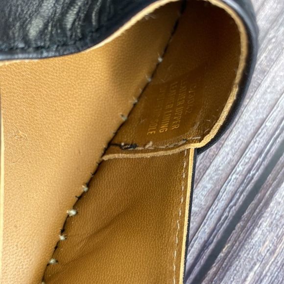 New Kurt Geiger Morella Black Leather Platform Espadrille Flats 38M - Picture 9 of 15